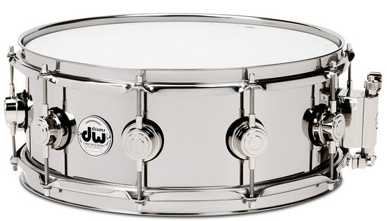 DW Stainless Steel Snaredrum 13" x 4,5"