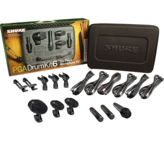 Shure PGA Drumkit 6 Drum Microfoon Set