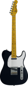 G&L Tribute Asat Classic Electrische Gitaar BLK EMB