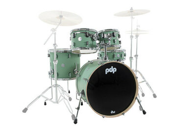 PDP by DW Concept Maple 5 Pc Shell Set Satin Seafoam 22