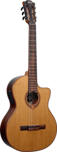 LAG OC118CE Red Cedar Cutaway Electrisch Akoestische Gitaar