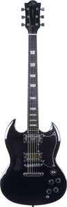 EKO DV 300 BLK Black Elektrische Gitaar