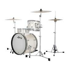 Ludwig NeuSonic Downbeat LN34023TXAG 3pc Shell set Silver Silk