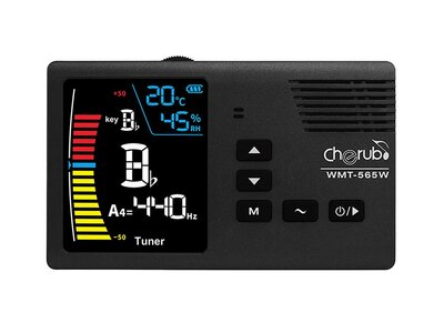 Cherub WMT 565W Multifunctionele Tuner voor blaasinstrumenten