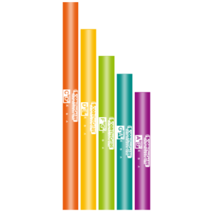 Boomwhackers BW 5 Set Percussiebuizen