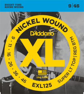 DAddario Set snaren EXL125 Super Light Top/ Regular Bottom 09-46