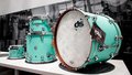 DS Drum Rebel Custom Shop 4 Pc Shell Set Cadillac Green Solid Satin 