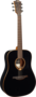 LAG-T118D-BLK-Dreadnought-Black-Gitaar