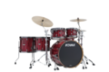 Tama-Starclassic-Performer-Limited-Edition-5pc-Shell-Set-MBS52RZBNS-in-Crimson-Red-Waterfall-CRW