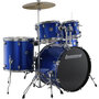 Ludwig-Accent-Fuse-5-delige-Drum-set-20-BD-Blue-Foil
