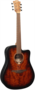 LAG-T70DCE-B&amp;B-Dreadnought-Cutaway-Electrisch-Akoestische-Gitaar-Black-&amp;-Brown
