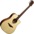 LAG T88DCE Tramontane Dreadnought Cutaway Electro Gitaar_