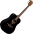 LAG T118D BLK Tramontane Dreadnought Black Gitaar_