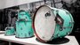 DS Drum Rebel Custom Shop 4 Pc Shell Set Cadillac Green Solid Satin _