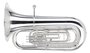 Besson BE994-2 Sovereign BBb Tuba verzilverd_