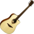 LAG T70DCE NAT Dreadnought Cutaway Electrisch Akoestische Gitaar_