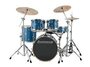 Ludwig Element Evolution Series 5-delige 20" Drum set Blue Sparkle_