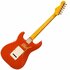 Vintage V6 ICON Elektrische Gitaar Distressed Firenza Red_