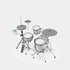 EFNOTE  mini Elektronische Drum Kit_