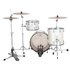 Ludwig NeuSonic Downbeat LN34023TXAG 3pc Shell set Silver Silk_