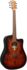 LAG T70DCE B&B Dreadnought Cutaway Electrisch Akoestische Gitaar Black & Brown_