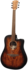 LAG T70DCE B&B Dreadnought Cutaway Electrisch Akoestische Gitaar Black & Brown_