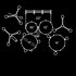 Pearl Decade Maple DMP 5pc Drum Set incl. hardware_